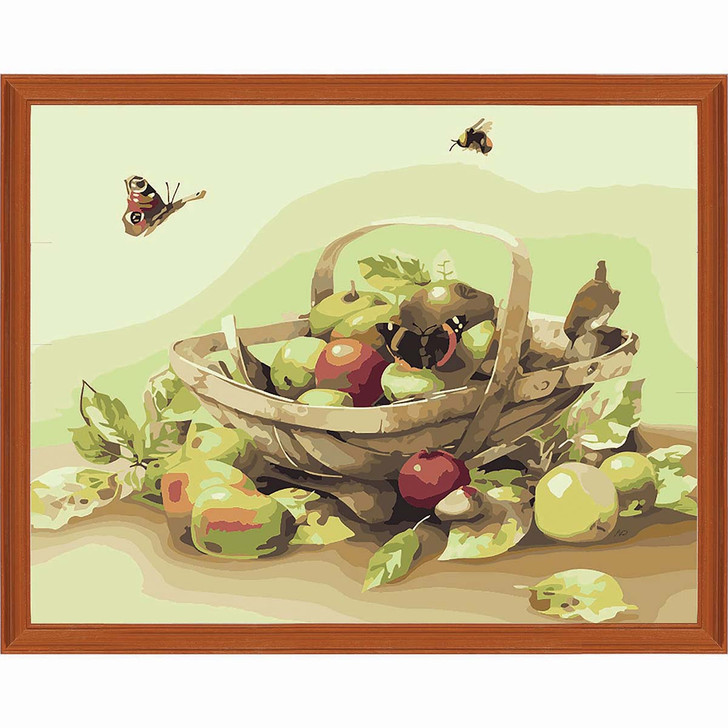 LanArte Summerfruit Kit & Frame Paint by Number Kit