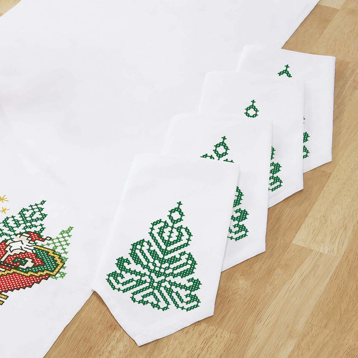 Evergreen Napkins Thread Kit