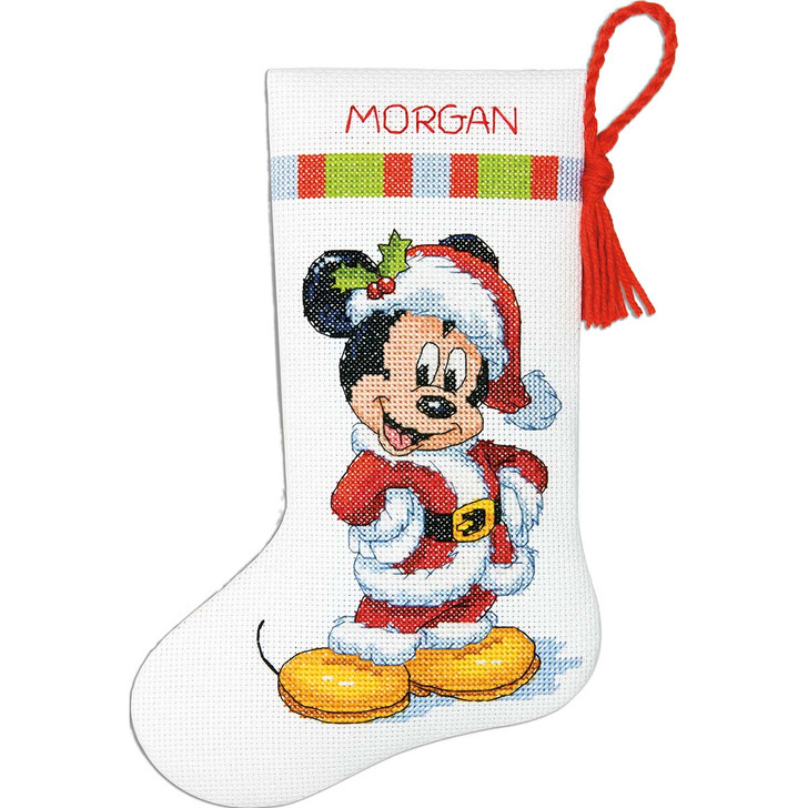 Disney Mickey Stocking Counted Cross-Stitch Kit