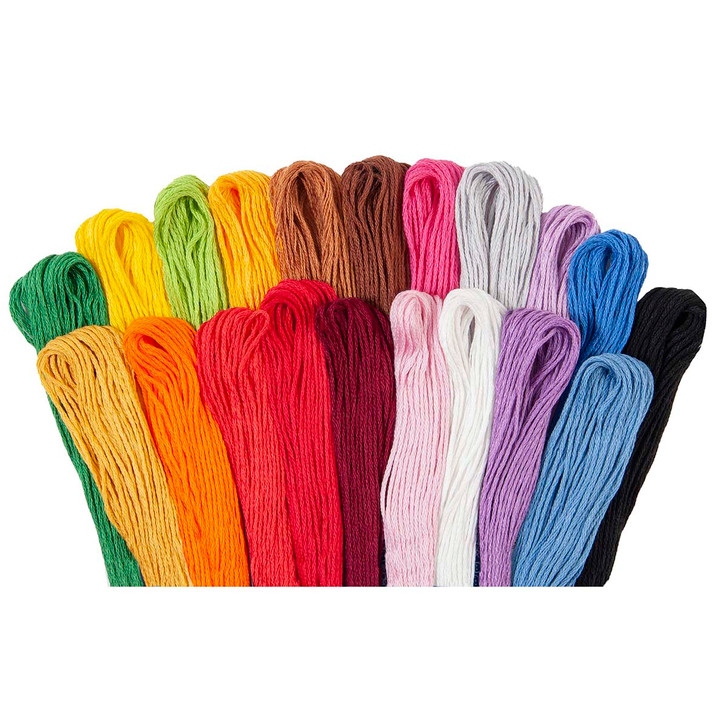 Craftways Best Seller Value Floss Pack, 20 Skeins Floss