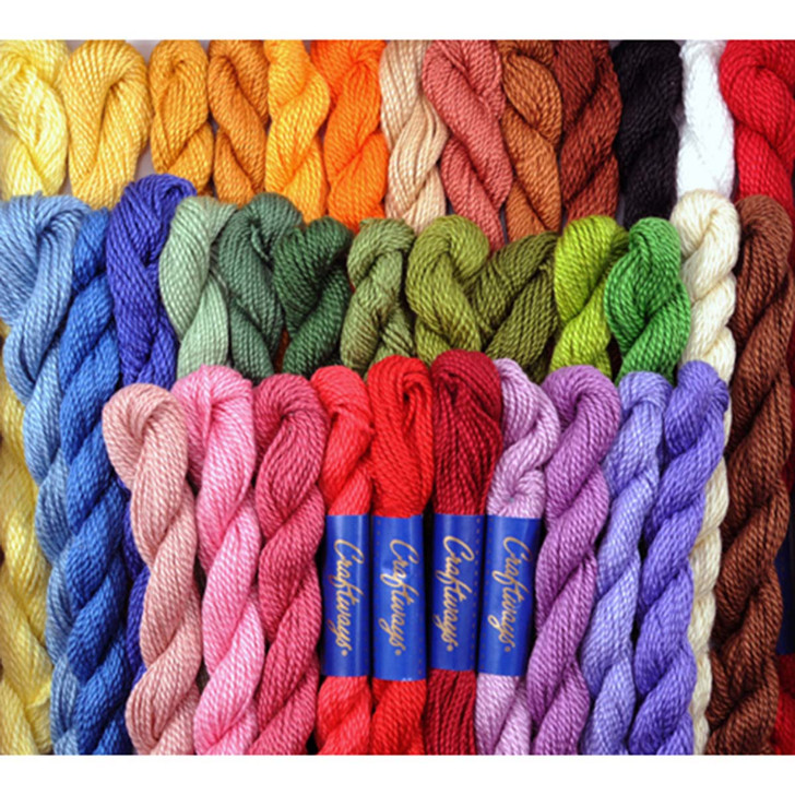 Craftways Value Pack—Best-Selling Colors, 36 Skeins Pearl Cotton