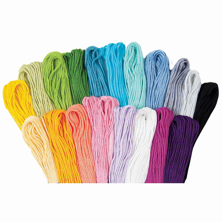 Craftways Floss- Baby Colors 20 Skeins Floss