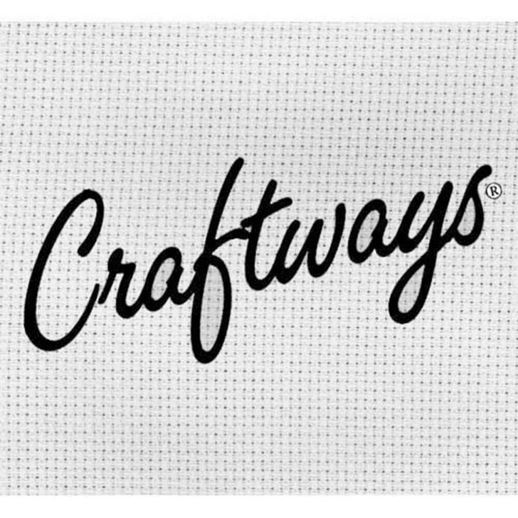Craftways 14-Ct. Pre-Cut Aida Cloth-28 x 17" Needlework Fabric
