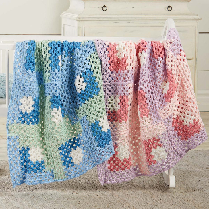 Herrschners Bambino Baby Blanket Crochet Kit