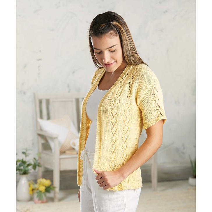 Willow Yarns Laney Lace Cardigan Knit Pattern