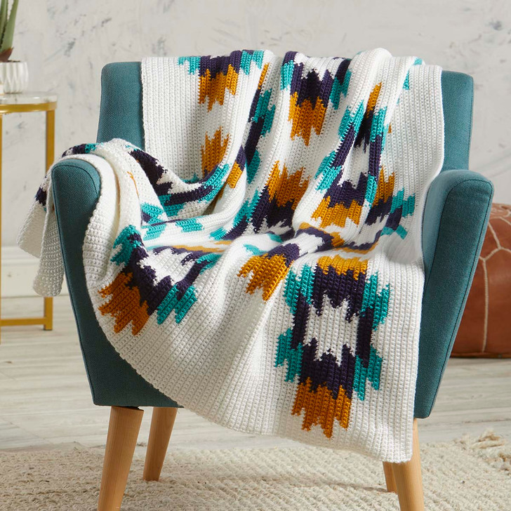 Willow Yarns Westerly Throw Pattern