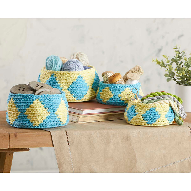 Willow Yarns Southwest Nesting Baskets Pattern