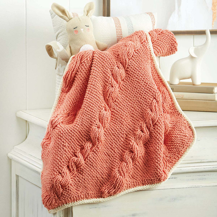 Cute Cabled Blanket Paid Download