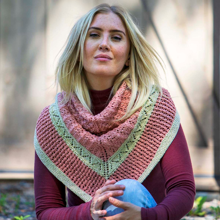 Willow Yarns Lucette Shawl Pattern Paid Download