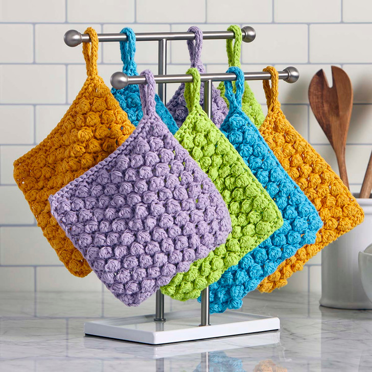 Willow Yarns Bright Bobble Dishcloths Paid Download