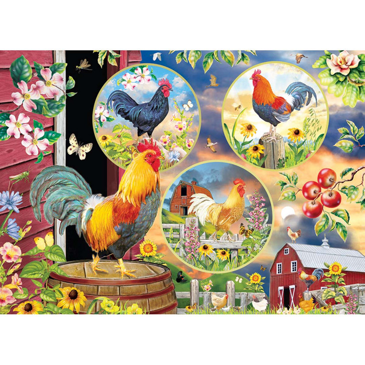 Jack Pine Rooster Magic Jigsaw Puzzle