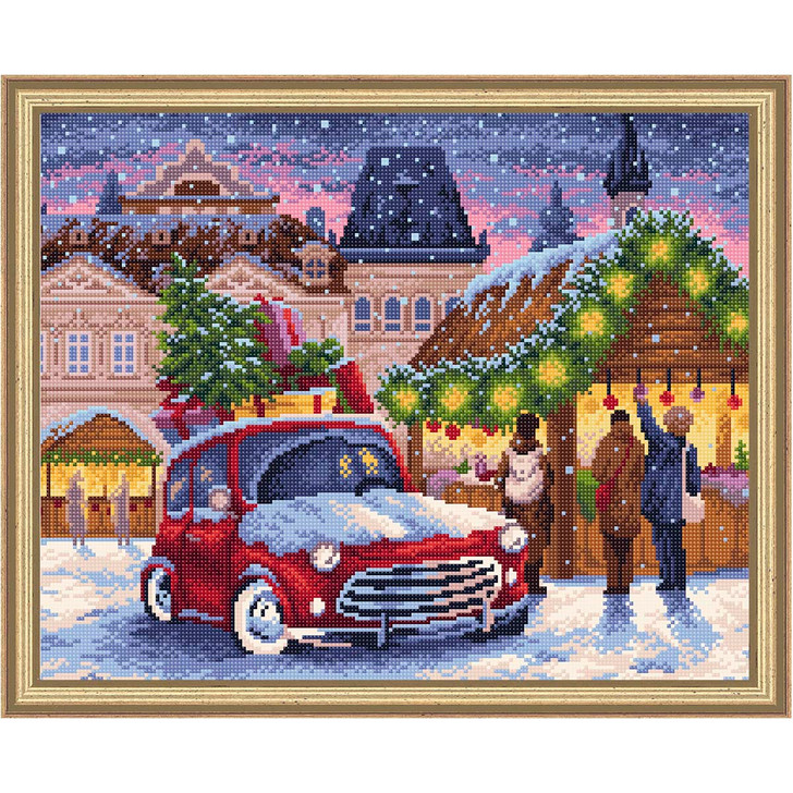 Collection D'Art Christmas Market Diamond Painting