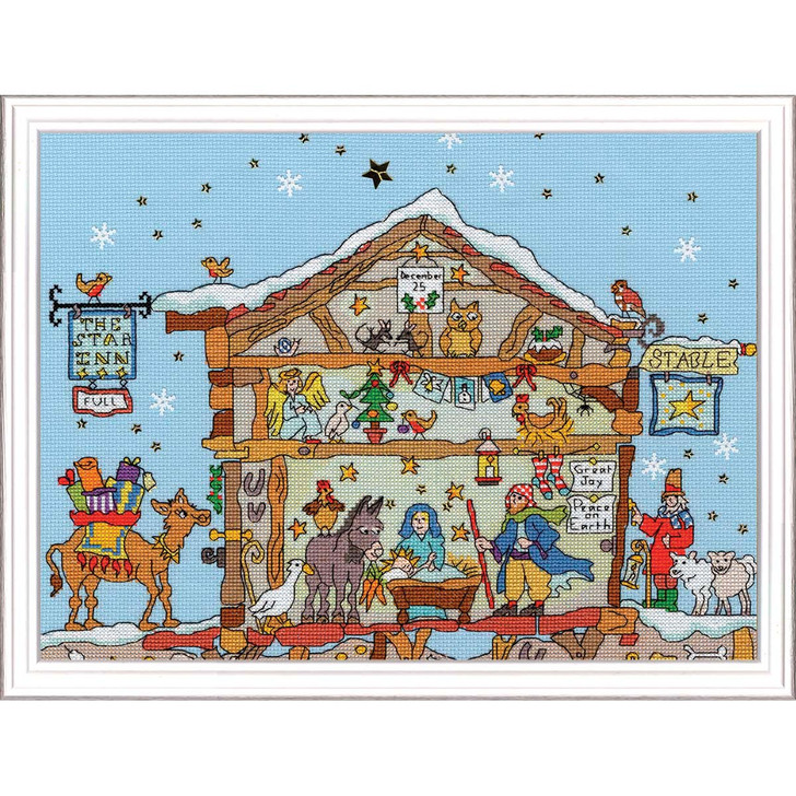 Bothy Threads Cut Thru' Nativity Counted Cross-Stitch Kit