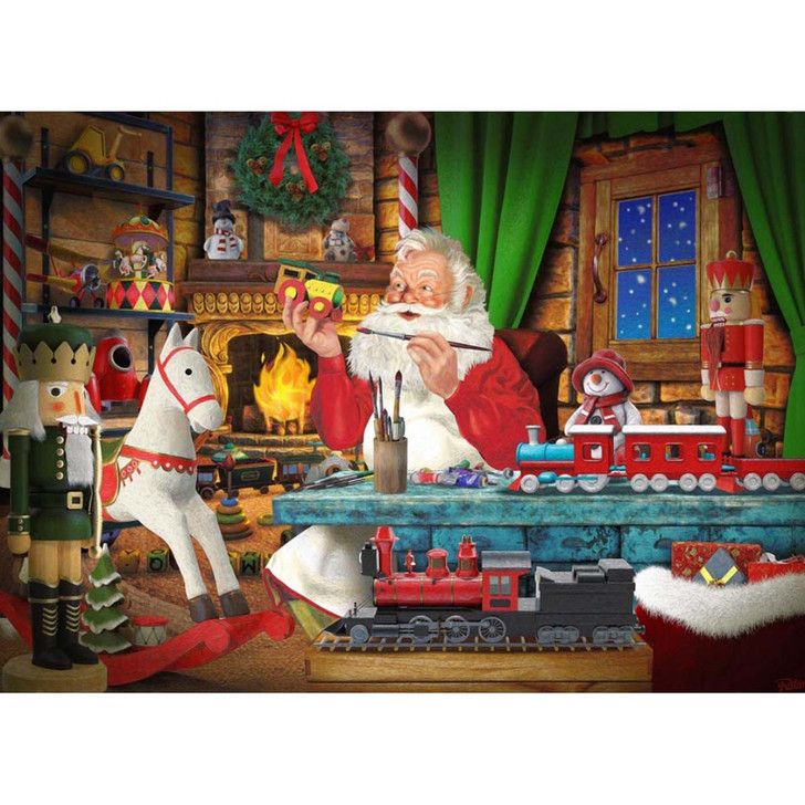Vermont Christmas Company Santa's Toyworks Jigsaw Puzzle