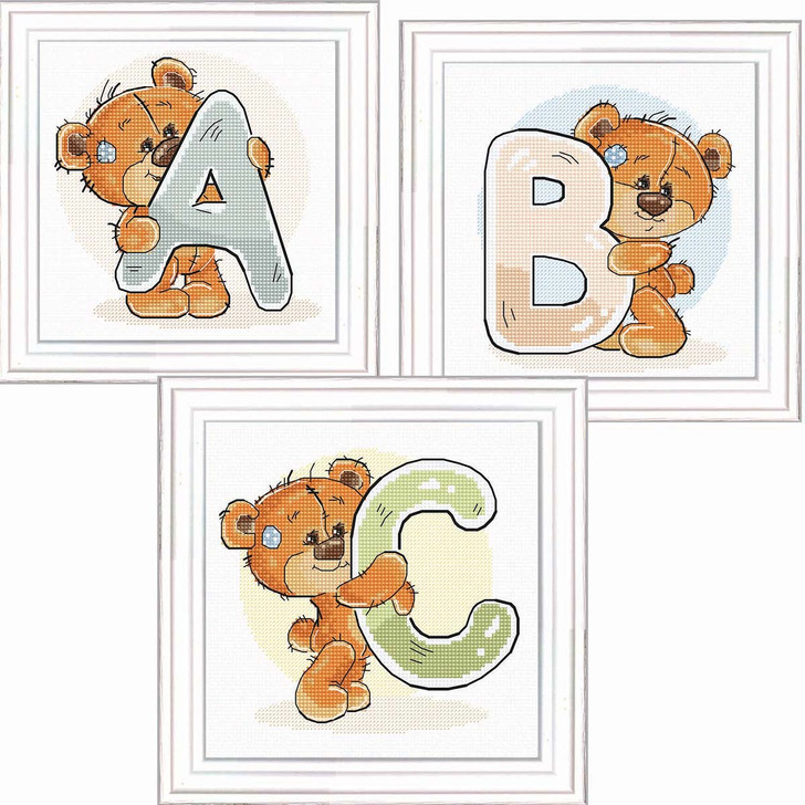 Luca-S The Letters ABC Counted Cross-Stitch Kit