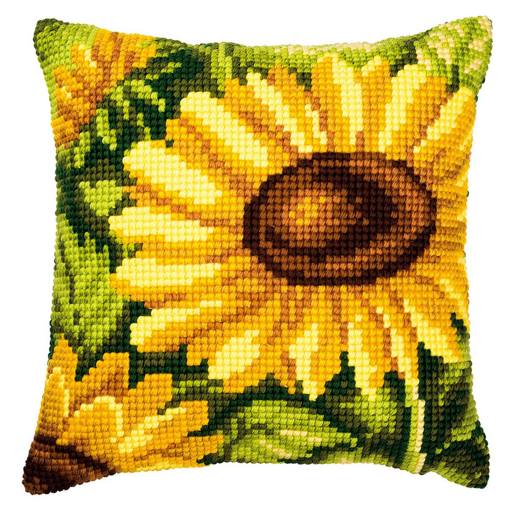 Vervaco The Sunflower Pillow Cover Needlepoint Kit