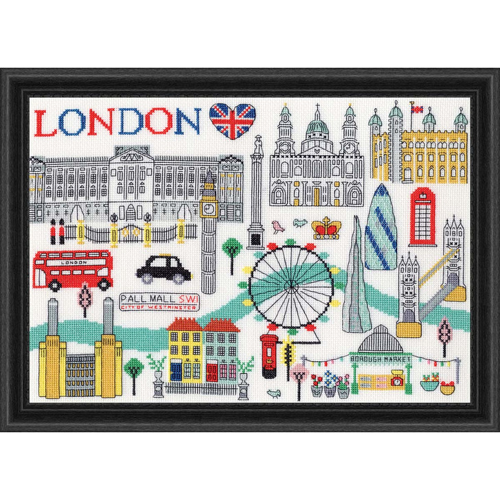 Bothy Threads Love London Counted Cross-Stitch Kit