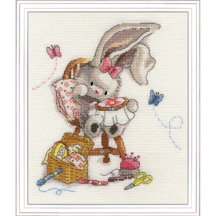 Bothy Threads Bebunni-Sewn with Love Counted Cross-Stitch Kit