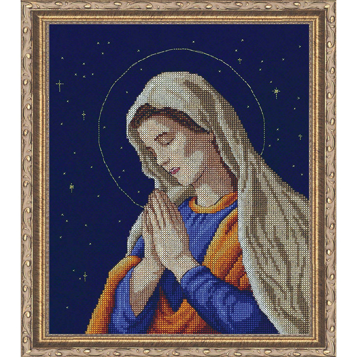 Design Works Madonna Kit & Frame Counted Cross-Stitch