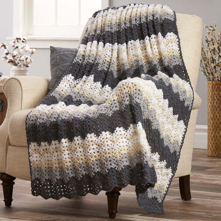 Herrschners Tranquility Afghan Crochet Kit