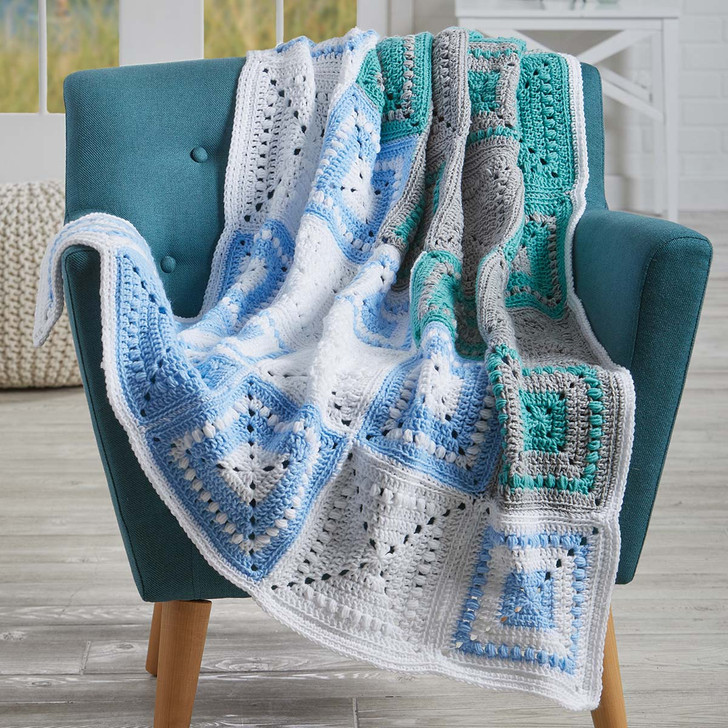 Herrschners Home Decor Afghan Crochet Kit