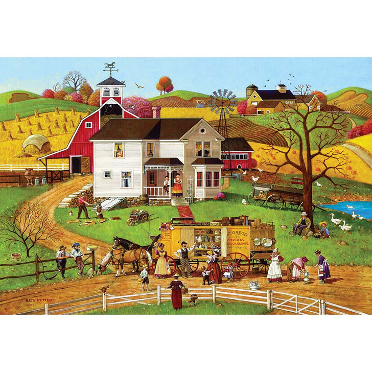 Masterpieces Puzzle Co The Traveling Man Jigsaw Puzzle