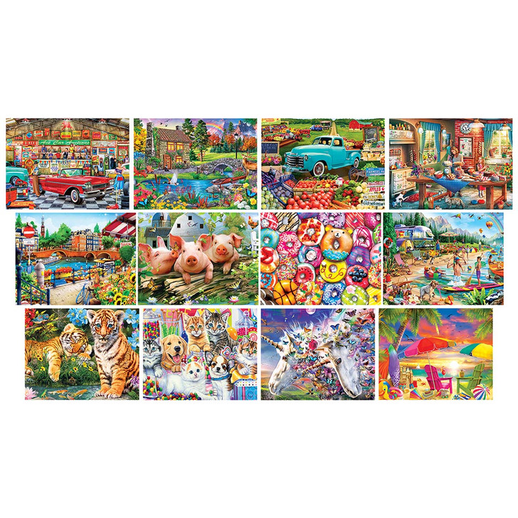 Masterpieces Puzzle Co Artist Gallery Bundle II Jigsaw Puzzle