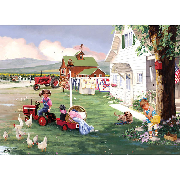 The Jigsaw Puzzle Factory Country Chores Puzzle Jigsaw Puzzle