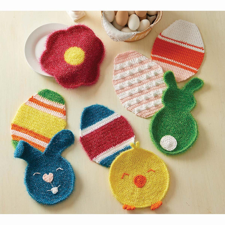 Herrschners Easter Scrubbies Crochet Kit