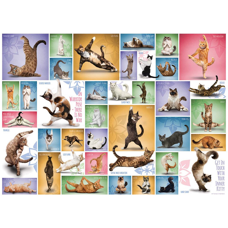 Eurographics Yoga Cats Jigsaw Puzzle