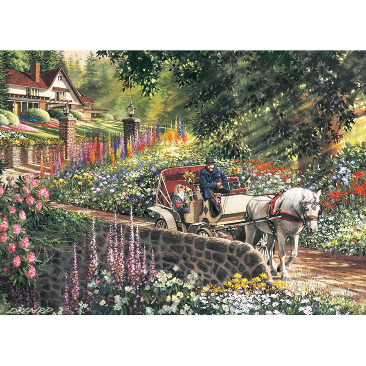Cobble Hill Carriage Ride Jigsaw Puzzle