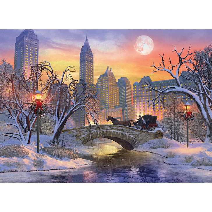 Eurographics Christmas Eve in New York City Jigsaw Puzzle