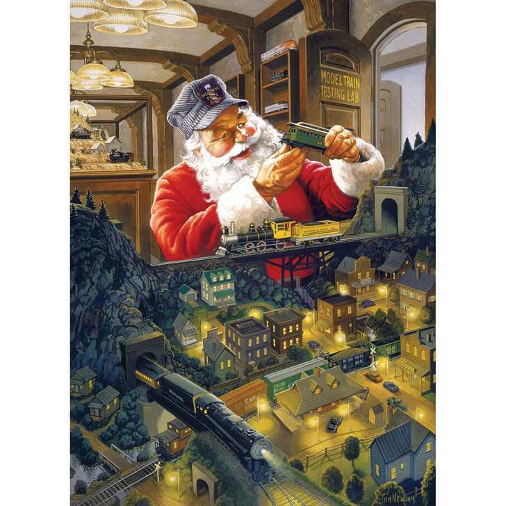 Cobble Hill Santa's Railway Jigsaw Puzzle