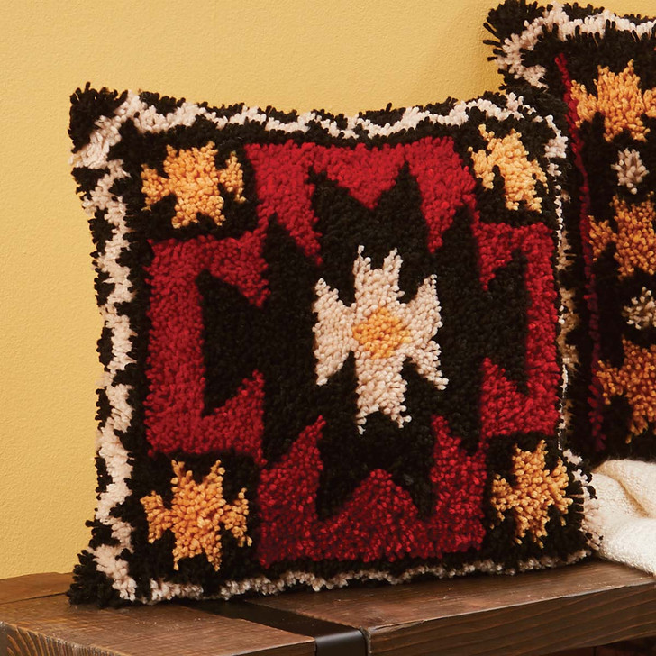 Herrschners Southwest Art Pillow I Latch Hook Kit