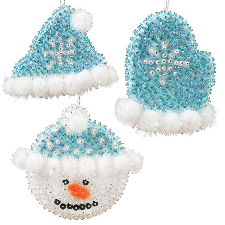 Herrschners Winter Frills Ornament Kit