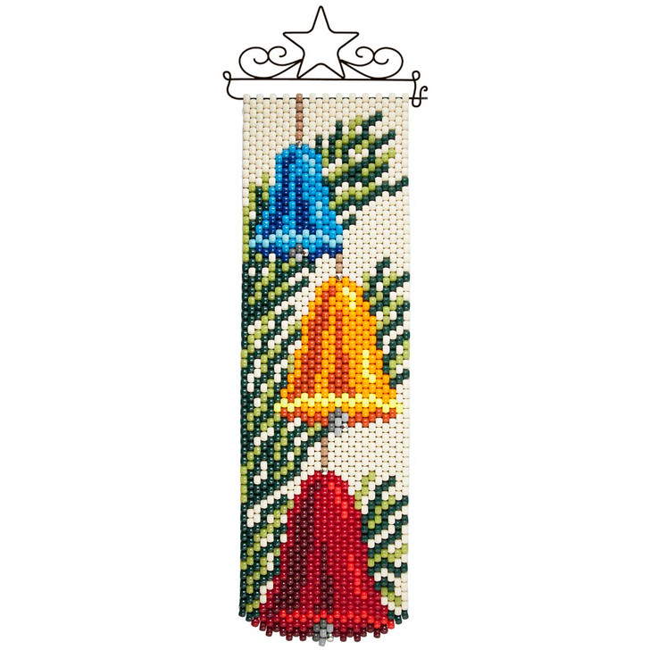 Herrschners Christmas Bells Beaded Banner Kit