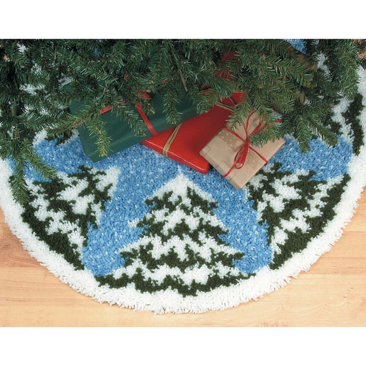 Herrschners Evening Pines Latch Hook Kit