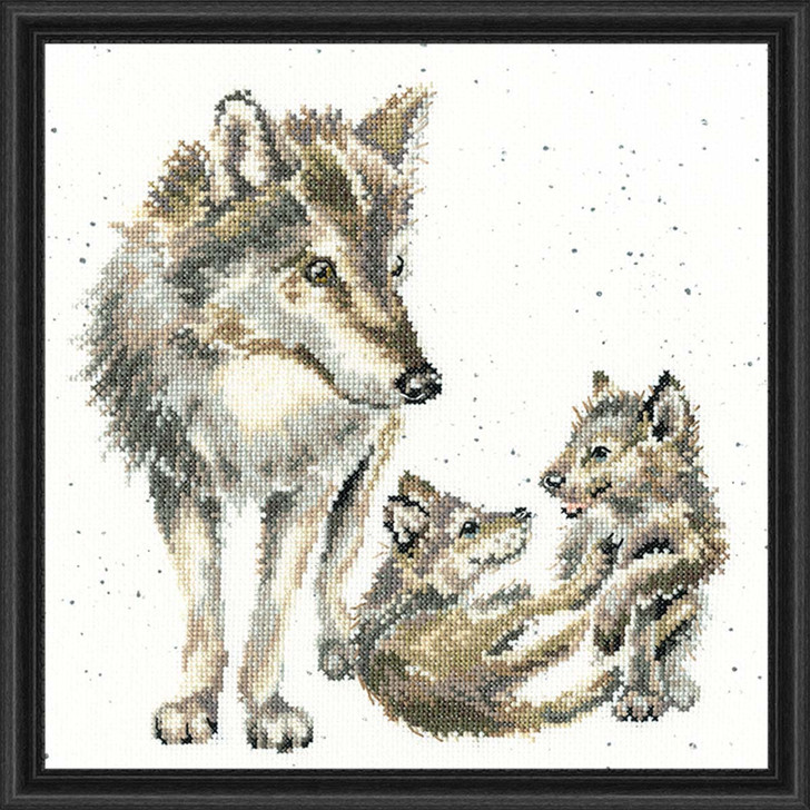 Bothy Threads Wolf Pack Kit & Frame Counted Cross-Stitch