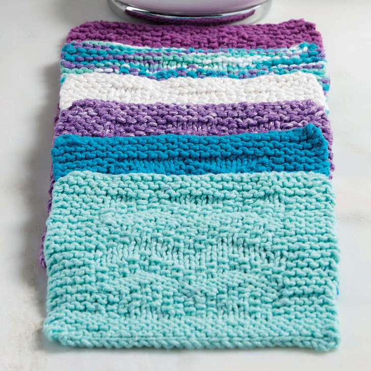 Premier Textured Washcloth Set Yarn Kit