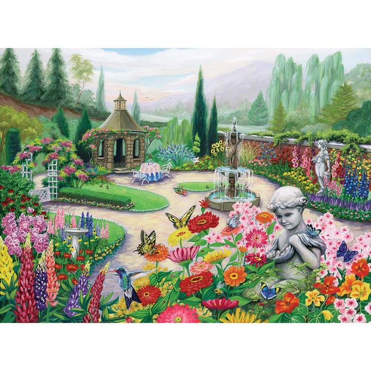 Puzzle Magic Garden Vignette Jigsaw Puzzle