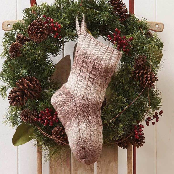 Willow Yarns Golden Twist Stocking Pattern Paid Download