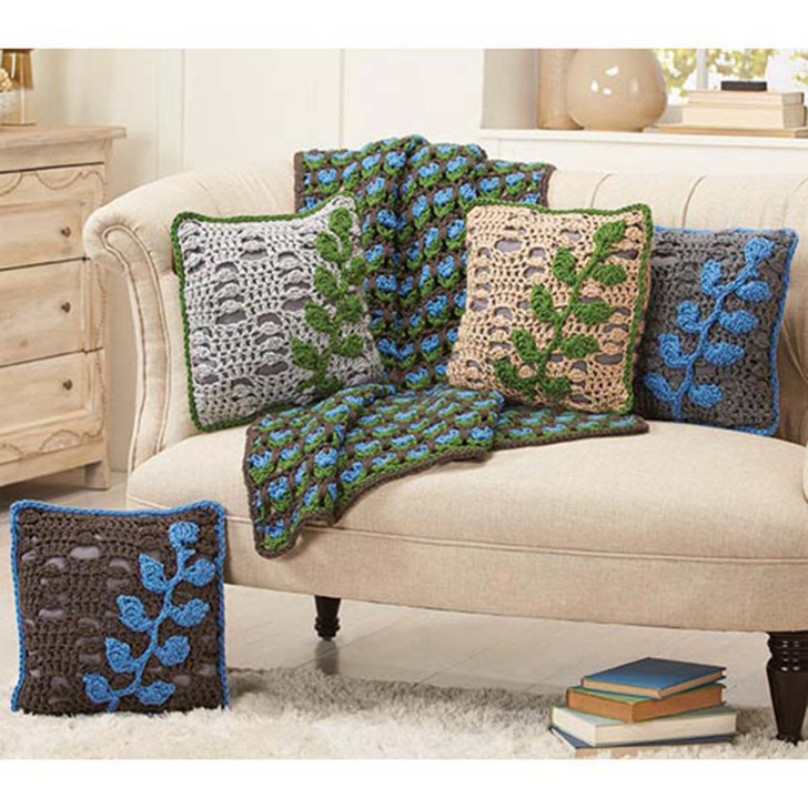 Leafy Vines Pillows Paid Download