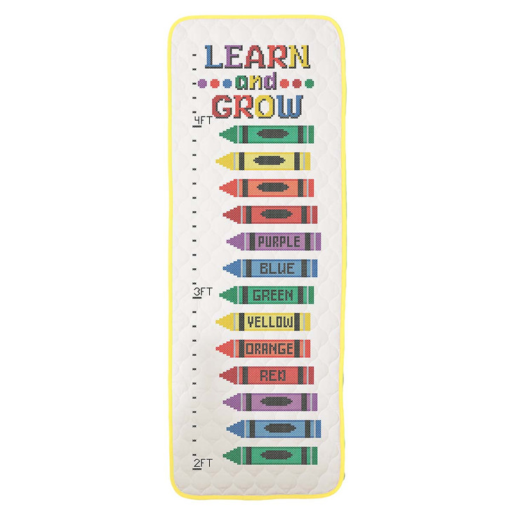 Herrschners Learn & Grow Growth Chart Stamped Cross-Stitch Kit