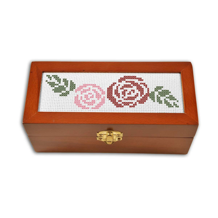 Herrschners Revival Floss Box Kit Stamped Embroidery