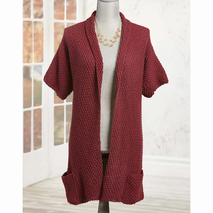 Willow Yarns Minerva Cardigan Knit Yarn Kit