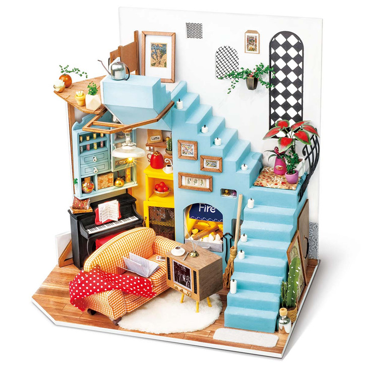 Robotime Joy's Peninsula Living Room Model - Wood