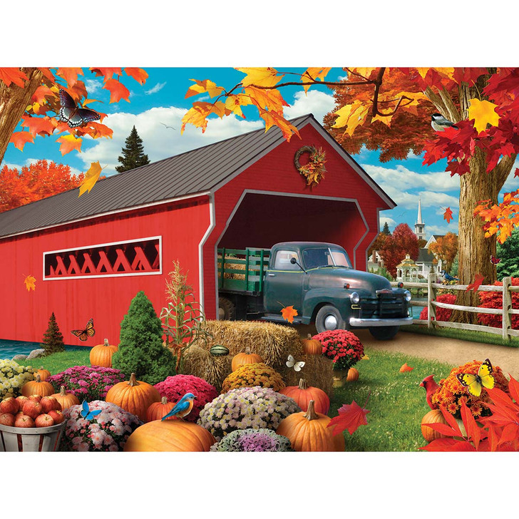 Puzzle Magic Harvest Bridge, 500 pc Jigsaw Puzzle