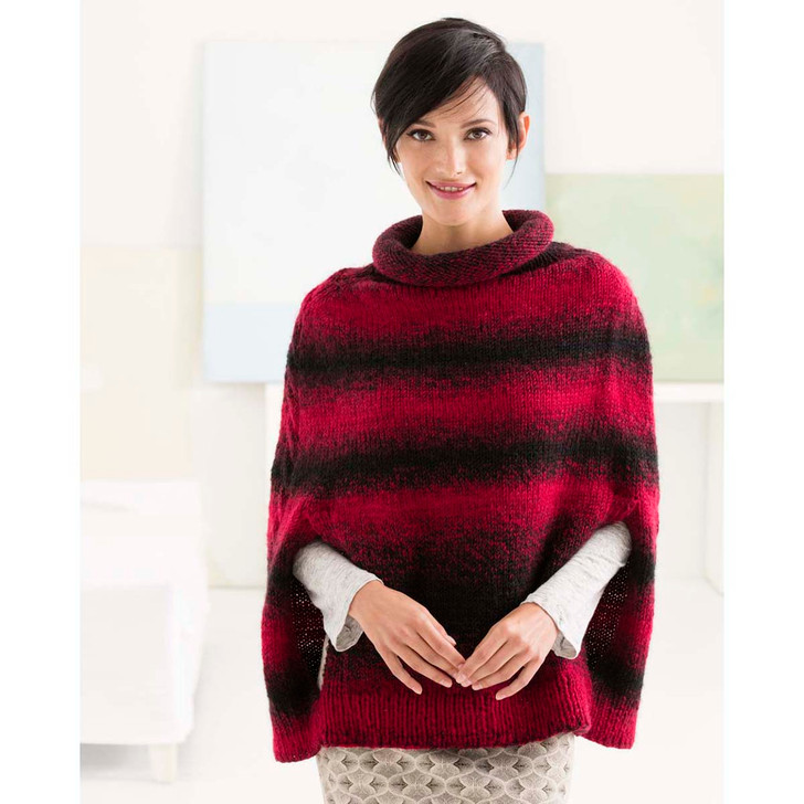Lion Brand Rosewood Poncho Free Download