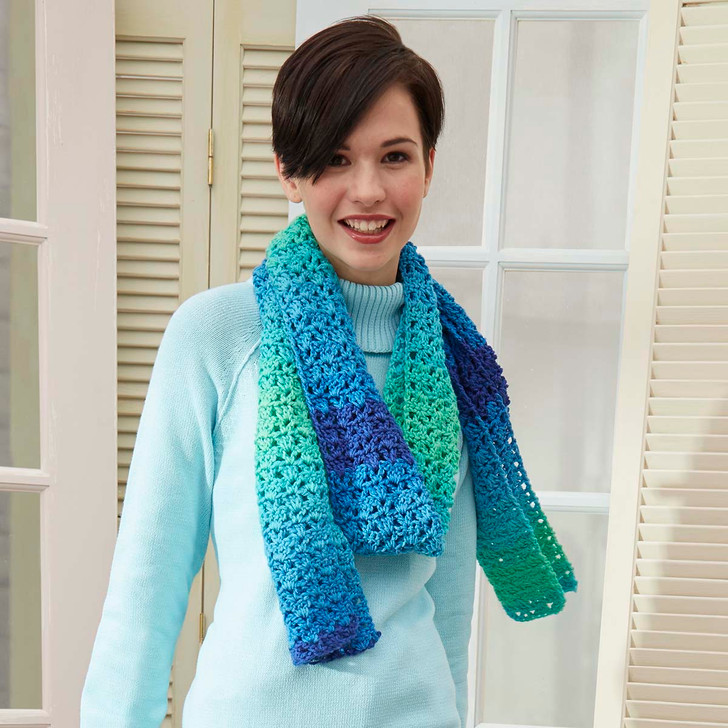 Jazzy Striping Scarf Free Download