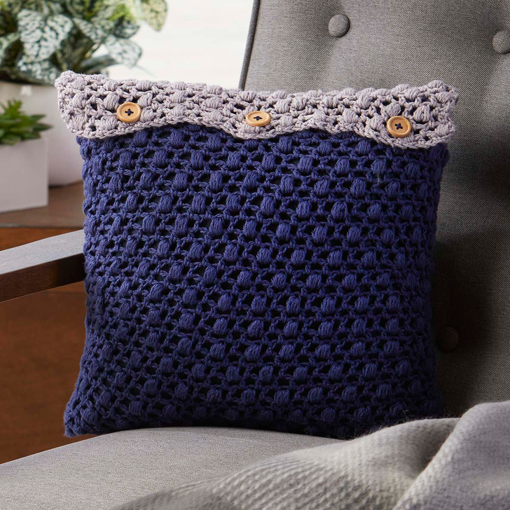 Willow Yarns Bippity Bobble Pillow Crochet Pattern Free Download